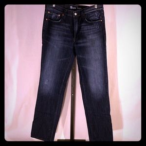 Mens, GUESS, indigo, dark wash, 34x32,